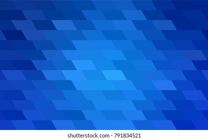 Light BLUE vector polygonal illustration consisting of rectangles. Rectangular design for your business. Creative geometric background in origami style with gradient.