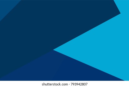 Light BLUE vector polygonal illustration, which consist of rectangles. Rectangular pattern for your business design. Geometric background in Origami style with gradient. 
