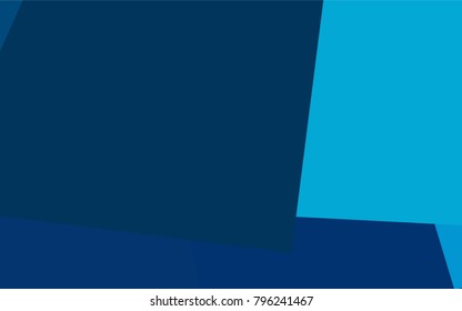 Light BLUE vector polygonal illustration consisting of rectangles. Rectangular design for your business. Creative geometric background in origami style with gradient.