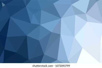 Light BLUE vector polygonal pattern. Elegant bright polygonal illustration with gradient. A new texture for your design.