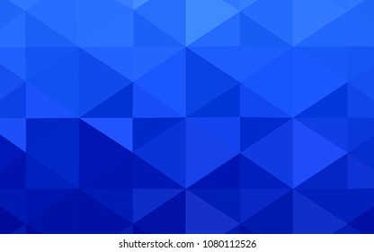 Light BLUE vector polygonal pattern. A sample with polygonal shapes. The template for cell phone's backgrounds.