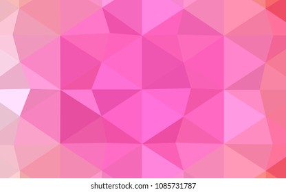 Light BLUE vector polygonal pattern. Colorful illustration in polygonal style with gradient. The template for cell phone's backgrounds.