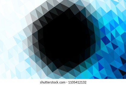 Light BLUE vector polygonal pattern. Colorful abstract illustration with gradient. Brand new style for your business design.