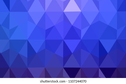 Light BLUE vector polygonal pattern. Colorful illustration in polygonal style with gradient. Brand new design for your business.