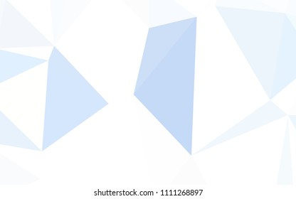 Light BLUE vector polygonal pattern. Elegant bright polygonal illustration with gradient. Brand new style for your business design.