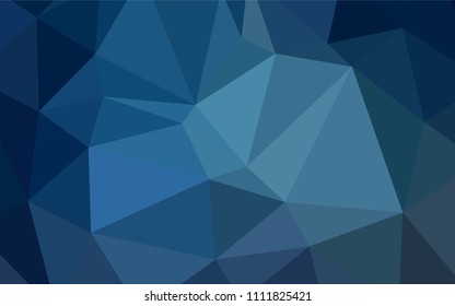 Light BLUE vector polygonal pattern. Polygonal abstract illustration with gradient. The polygonal design can be used for your web site.