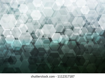 Light BLUE vector polygonal pattern. Colorful illustration in abstract style with gradient. Brand new style for your business design.