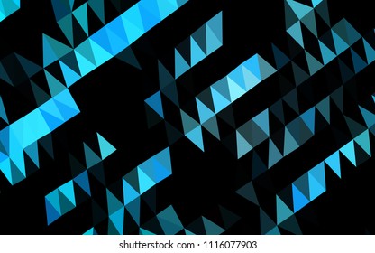 Light BLUE vector polygonal pattern. Creative illustration in halftone style with gradient. Brand new design for your business.
