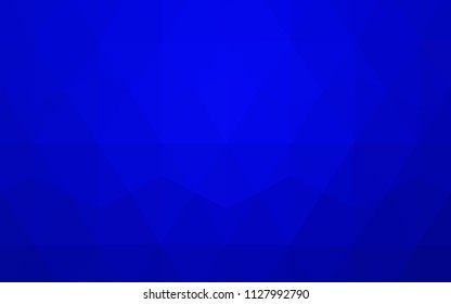 Light BLUE vector polygonal pattern. Polygonal abstract illustration with gradient. Brand new design for your business.