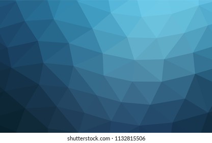 Light BLUE vector polygonal pattern. Glitter abstract illustration with an elegant design. A completely new template for your business design.