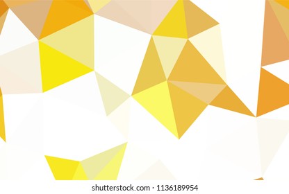 Light BLUE vector polygonal pattern. Creative geometric illustration in Origami style with gradient. Best triangular design for your business.