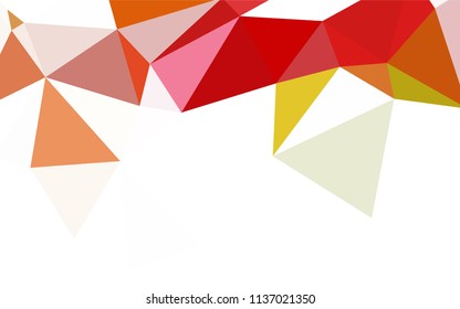 Light BLUE vector polygonal pattern. Geometric illustration in Origami style with gradient.  Polygonal design for your web site.