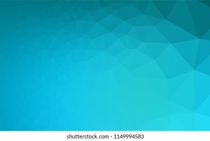 Light BLUE vector polygonal pattern. Colorful illustration in abstract style with gradient. A completely new design for your business.