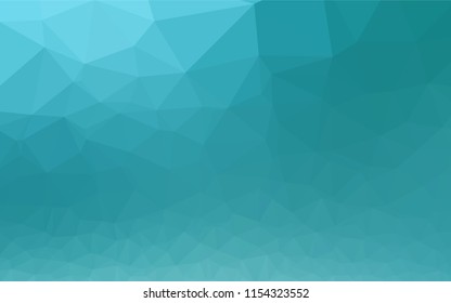 Light BLUE vector polygonal pattern. A vague abstract illustration with gradient. The elegant pattern can be used as part of a brand book.