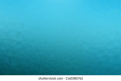 Light BLUE vector polygonal pattern. An elegant bright illustration with gradient. The textured pattern can be used for background.