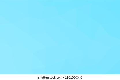 Light BLUE vector polygonal pattern. A vague abstract illustration with gradient. The completely new template can be used for your brand book.