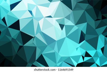 Light BLUE vector polygonal pattern. An elegant bright illustration with gradient. A new texture for your design.