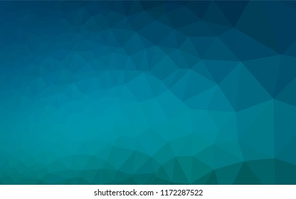 Light BLUE vector polygonal pattern. Modern geometrical abstract illustration with gradient. The polygonal design can be used for your web site.