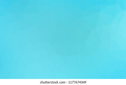 Light BLUE vector polygonal pattern. Modern geometrical abstract illustration with gradient. A completely new template for your business design.