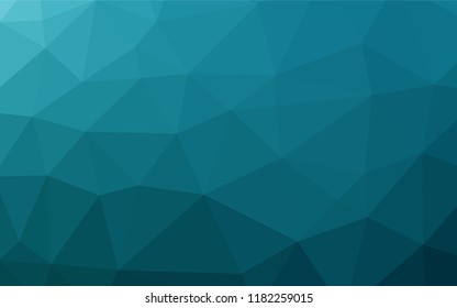 Light BLUE vector polygonal pattern. A sample with polygonal shapes. The polygonal design can be used for your web site.