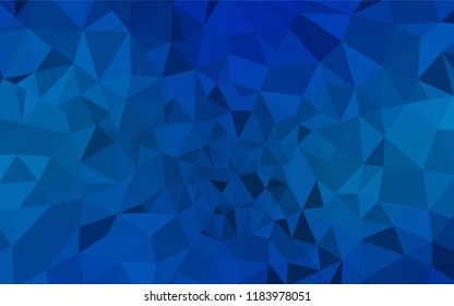 Light BLUE vector polygonal pattern. Elegant bright polygonal illustration with gradient. Template for cell phone's backgrounds.