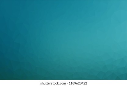 Light BLUE vector polygonal pattern. Colorful abstract illustration with gradient. The polygonal design can be used for your web site.
