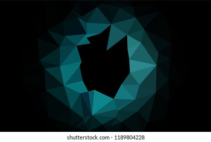 Light BLUE vector polygonal pattern. Glitter abstract illustration with an elegant design. A completely new template for your business design.