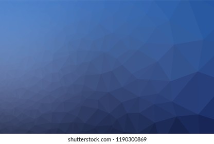Light BLUE vector polygonal pattern. Glitter abstract illustration with an elegant design. A completely new template for your business design.