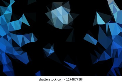 Light BLUE vector polygonal pattern. Colorful abstract illustration with gradient. Brand new design for your business.