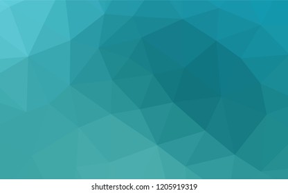 Light BLUE vector polygonal pattern. A completely new color illustration in a vague style. The textured pattern can be used for background.