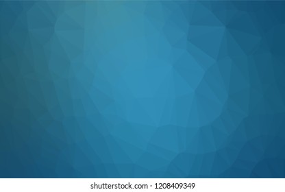 Light BLUE vector polygonal pattern. Colorful illustration in abstract style with gradient. The completely new template can be used for your brand book.