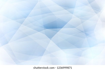 Light BLUE vector polygonal pattern. A sample with polygonal shapes. Brand new style for your business design.