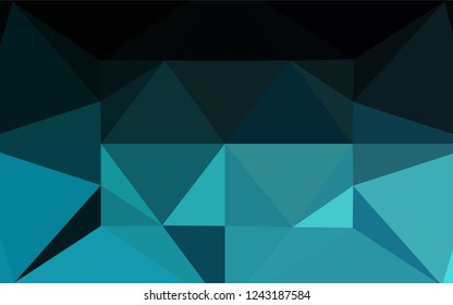 Light BLUE vector polygonal pattern. A sample with polygonal shapes. A completely new template for your business design.