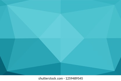 Light BLUE vector polygonal pattern. Shining colored illustration in a Brand new style. Brand new style for your business design.