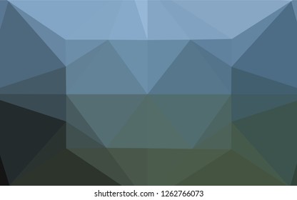 Light BLUE vector polygonal pattern. Colorful illustration in abstract style with gradient. Brand new design for your business.