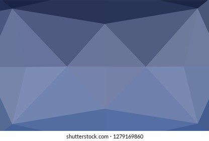 Light BLUE vector polygonal pattern. A completely new color illustration in a vague style. A new texture for your design.