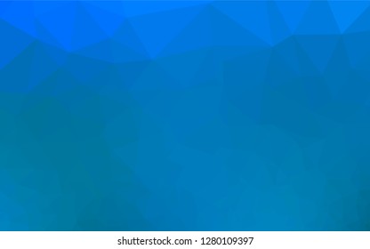 Light BLUE vector polygonal pattern. Shining colored illustration in a Brand new style. The polygonal design can be used for your web site.