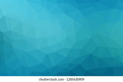 Light BLUE vector polygonal pattern. Shining colored illustration in a Brand new style. The elegant pattern can be used as part of a brand book.