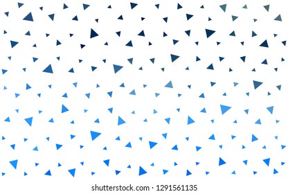 Light BLUE vector  polygonal pattern. Elegant bright polygonal illustration with gradient. Brand new style for your business design.