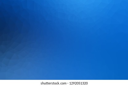 Light BLUE vector polygonal pattern. Brand new colorful illustration in with gradient. Template for your brand book.