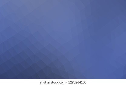 Light BLUE vector polygonal pattern. Colorful abstract illustration with gradient. Template for your brand book.