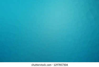 Light BLUE vector polygonal pattern. Colorful abstract illustration with gradient. Template for a cell phone background.