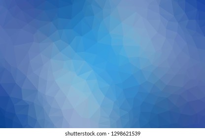 Light BLUE vector polygonal pattern. Colorful illustration in polygonal style with gradient. Brand new design for your business.