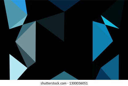 Light BLUE vector polygonal pattern. Shining colored illustration in a Brand new style. A new texture for your design.