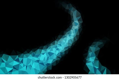 Light BLUE vector polygonal pattern. Shining colored illustration in a Brand new style. Brand new design for your business.