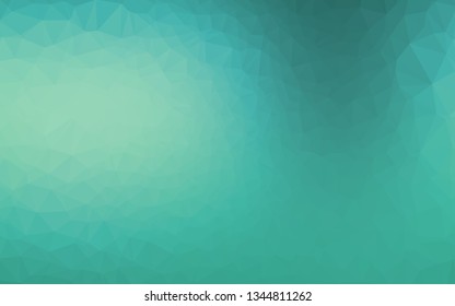 Light BLUE vector polygonal pattern. Shining illustration, which consist of triangles. Elegant pattern for a brand book.