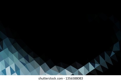 Light BLUE vector polygonal pattern. Brand new colorful illustration in with gradient. Elegant pattern for a brand book.