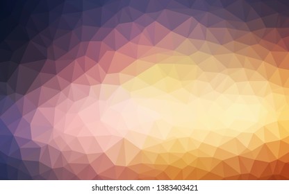 Light BLUE vector polygonal pattern. A completely new color illustration in a polygonal style. Triangular pattern for your design.