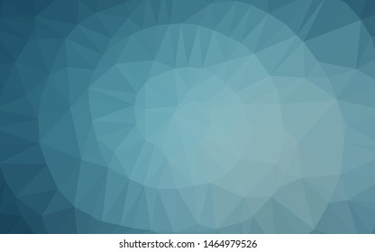 Light BLUE vector polygonal pattern. An elegant bright illustration with gradient. A new texture for your design.