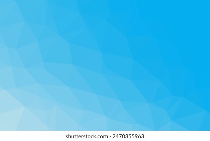 Light BLUE vector polygonal pattern. A vague abstract illustration with gradient. Brand new style for your business design.